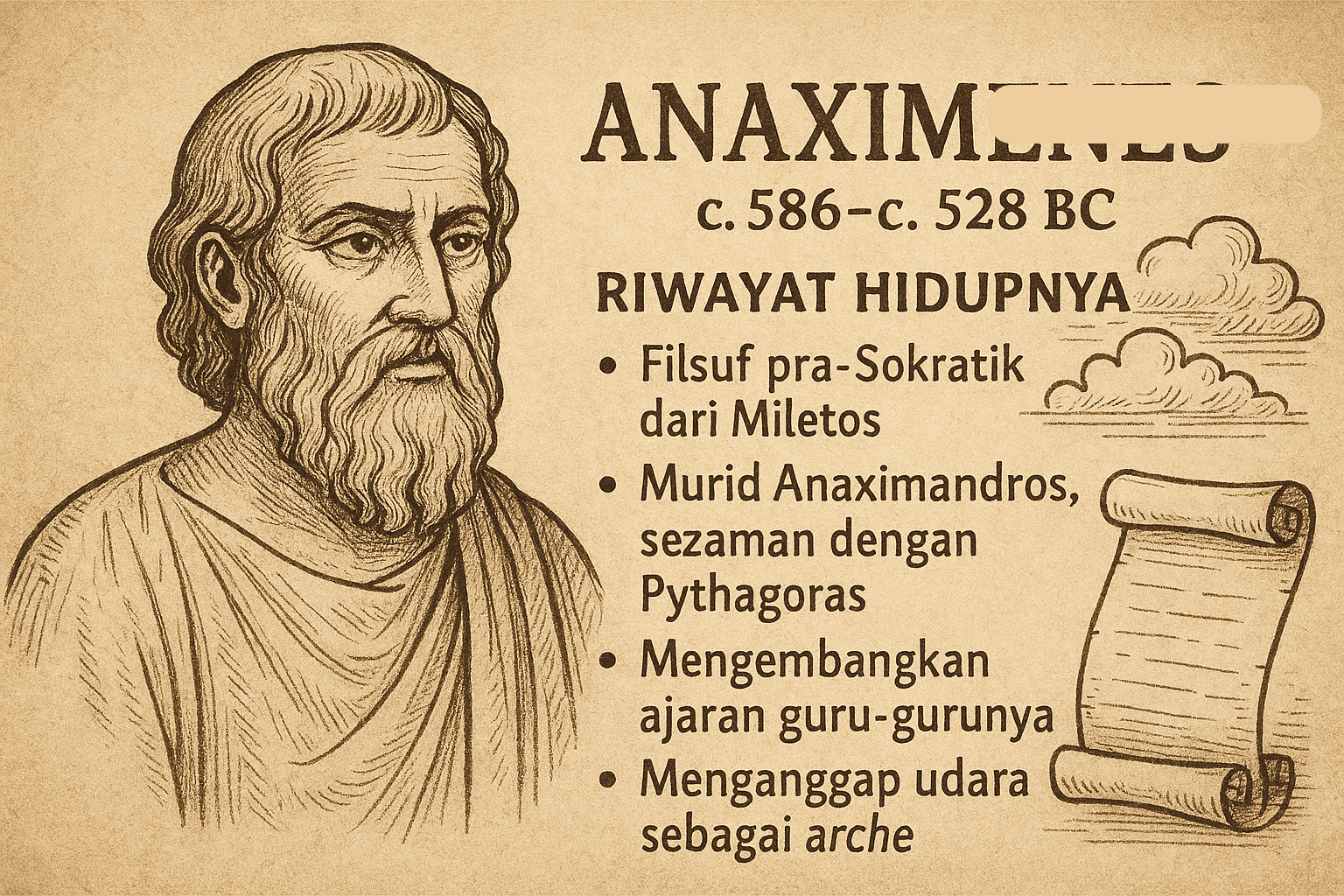 Riwayat Hidup dan Pemikiran Anaximenes