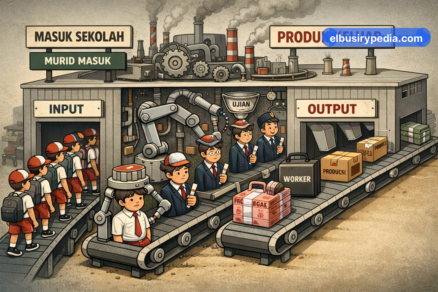 Sekolah Rasa Pabrik: Murid Masuk, Produk Keluar