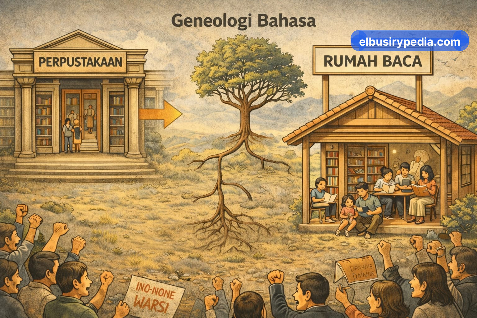 Genealogi Bahasa: Dari Perpustakaan Ke Rumah Baca